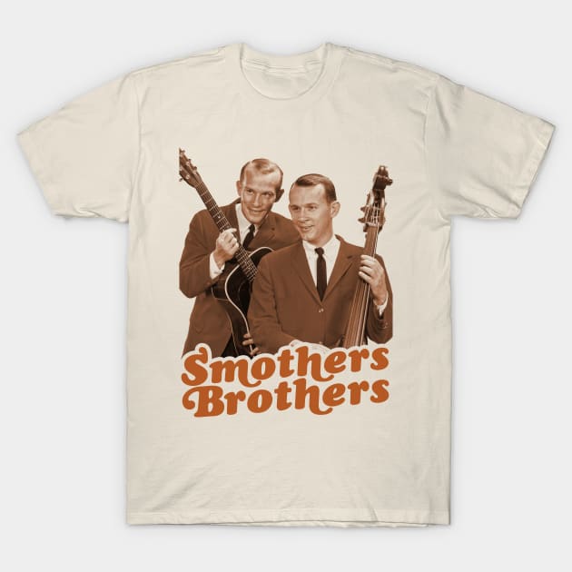 The Smothers Brothers Sepia Tribute T-Shirt by darklordpug